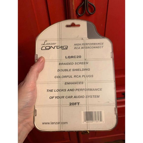 NEW Lanzar Car Audio LQRC20 20 Ft Braided Screen RCA Interconnect Double Shield - Picture 2 of 2